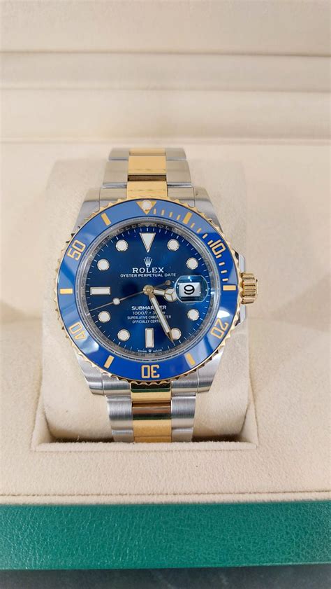 scatola rolex submariner oro acciaio